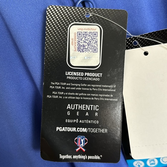 PGA Tour Women’s Sleeveless Top Amparo Blue Medium - Picture 5 of 6